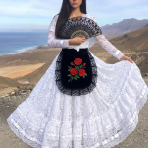 traje de charra / adelita azul con sombrero (copia) (copia)