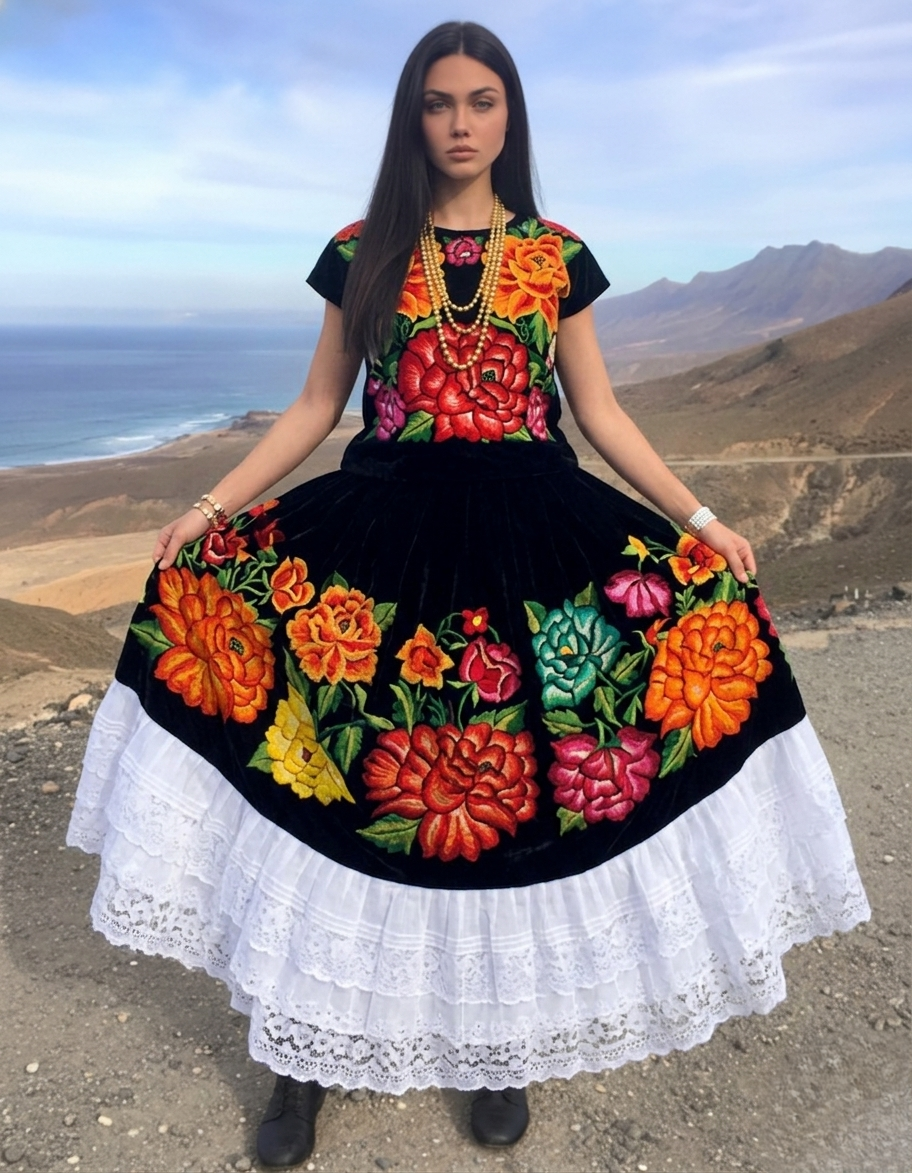 traje de charra / adelita azul con sombrero (copia) (copia) traje de charra / adelita azul con sombrero (copia) (copia)